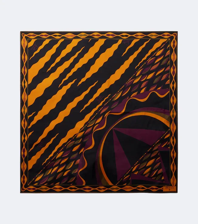 Fiamme and Nawaho silk twill scarf