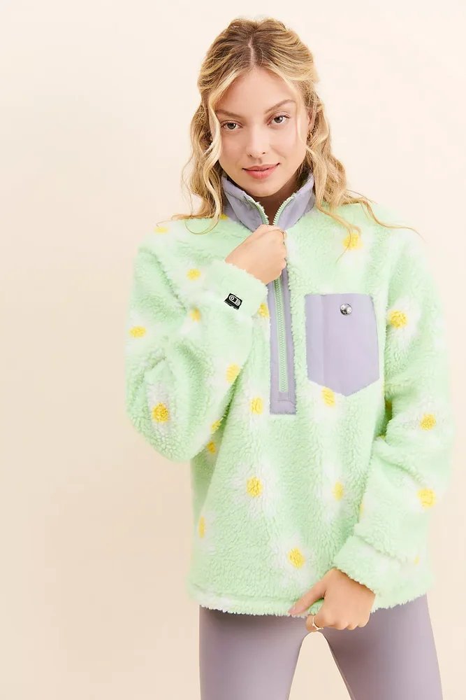 Sherpa Half Zip Jacket