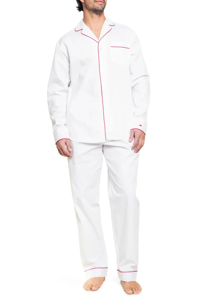 Classic Cotton Twill Pajama Set