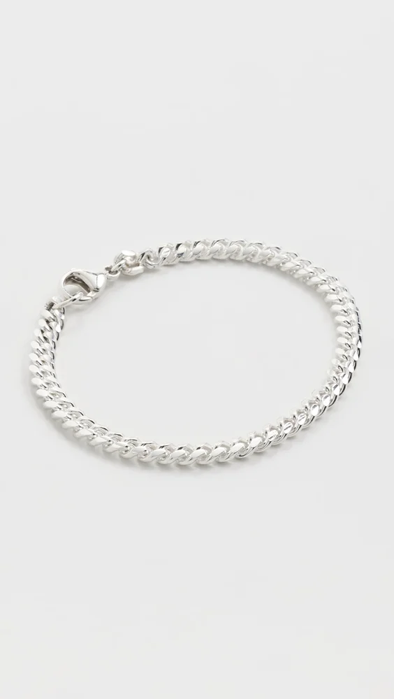 Sterling Silver Curb Chain Bracelet