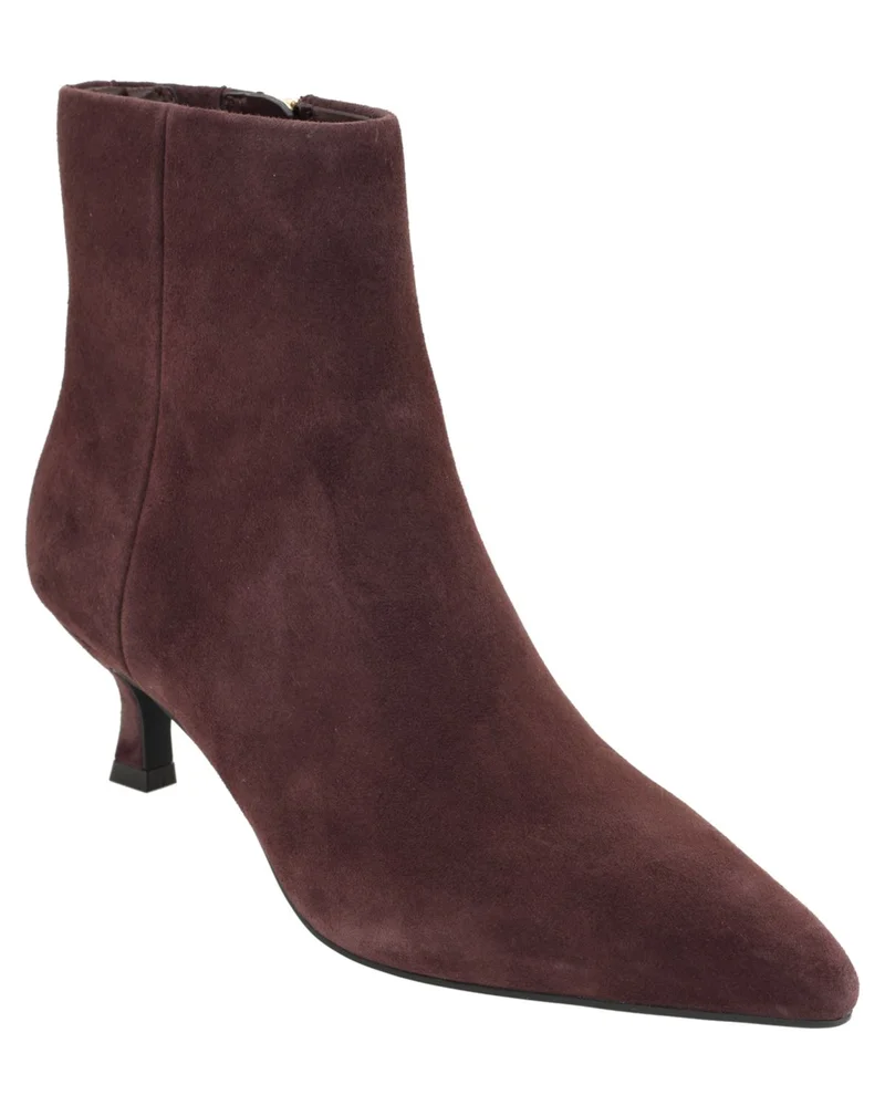Austina Pointed Toe Kitten Heel Booties