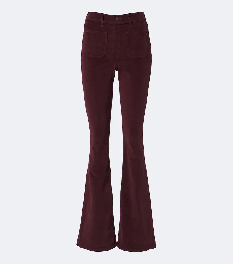 Beverly cotton corduroy flared pants