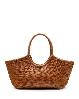 Santa Croce Small Woven Leather Bag