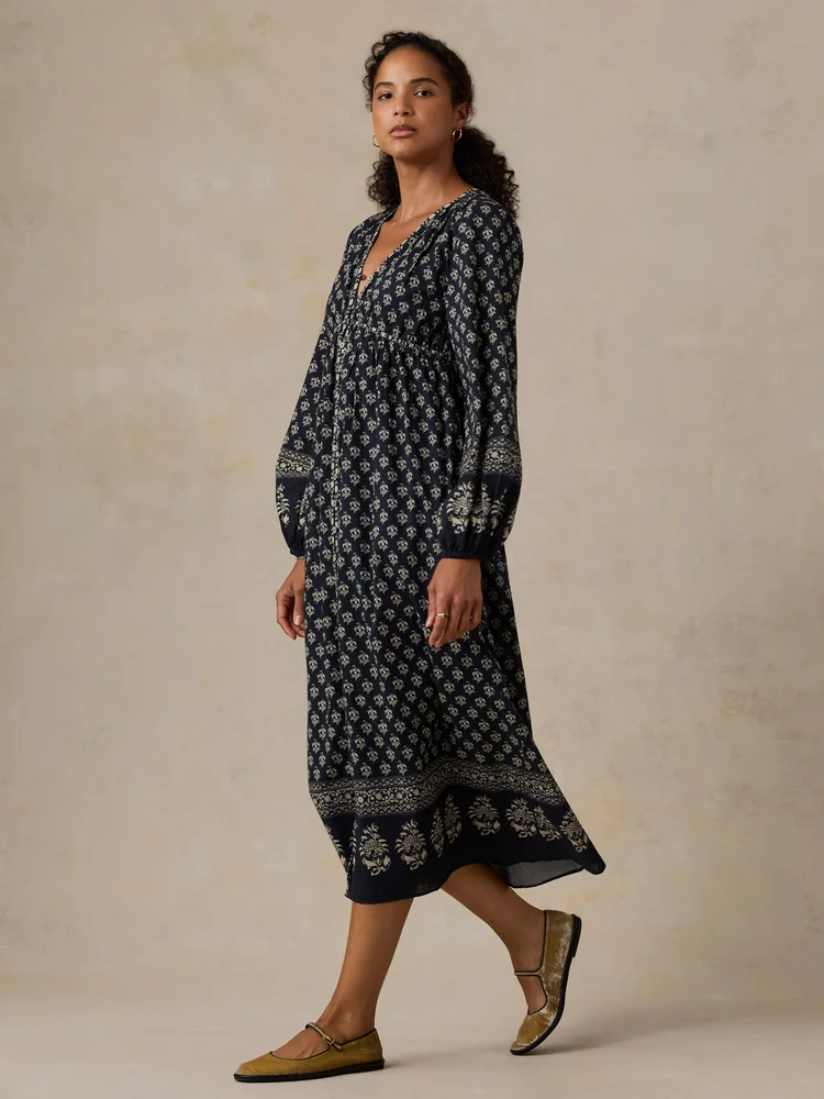 Maia Dress, Eclipse Blossom