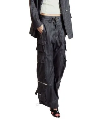 Pinstripe Cargo Pants