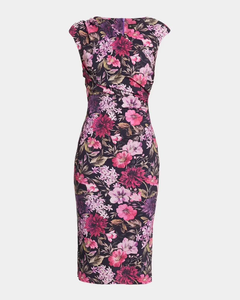 Dids Floral Jersey Midi Dress