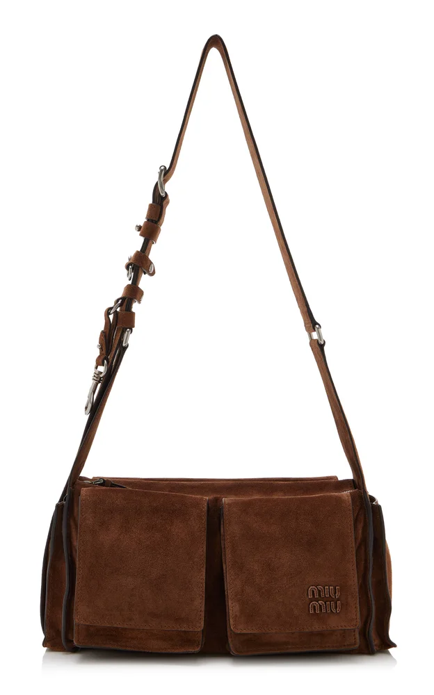 Utilitaire Suede Shoulder Bag