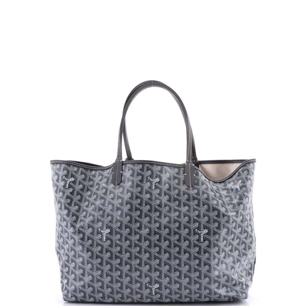 Pre-Owned Saint Louis Tote Coated Canvas PM in Gray