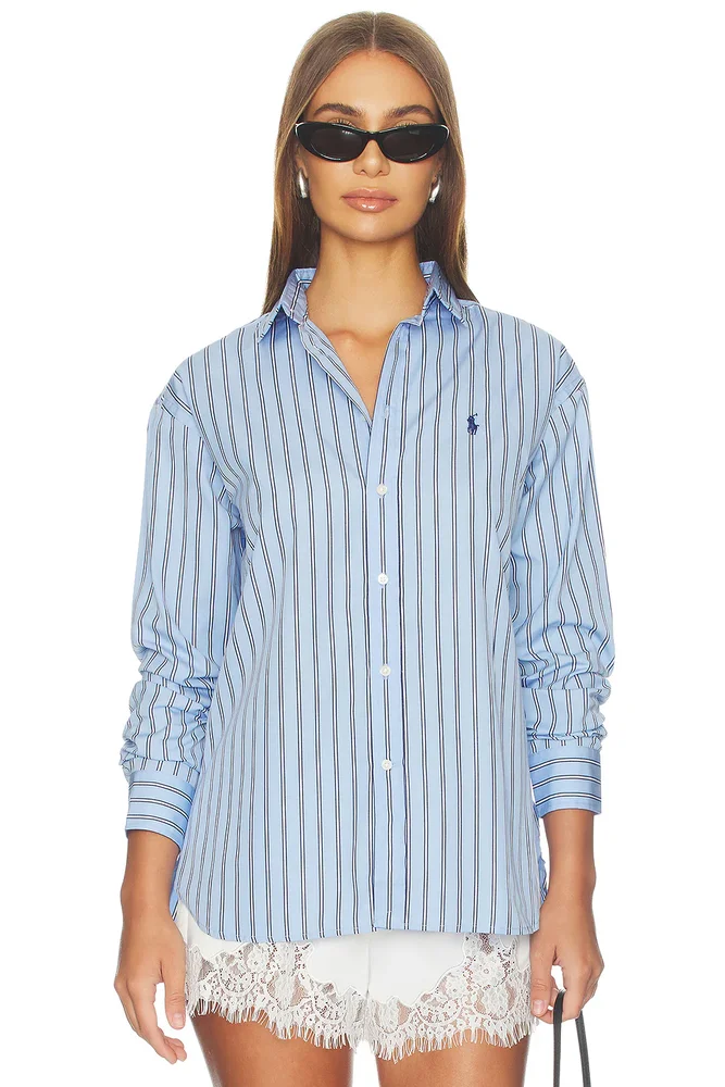 Cotton Long Sleeve Blouse