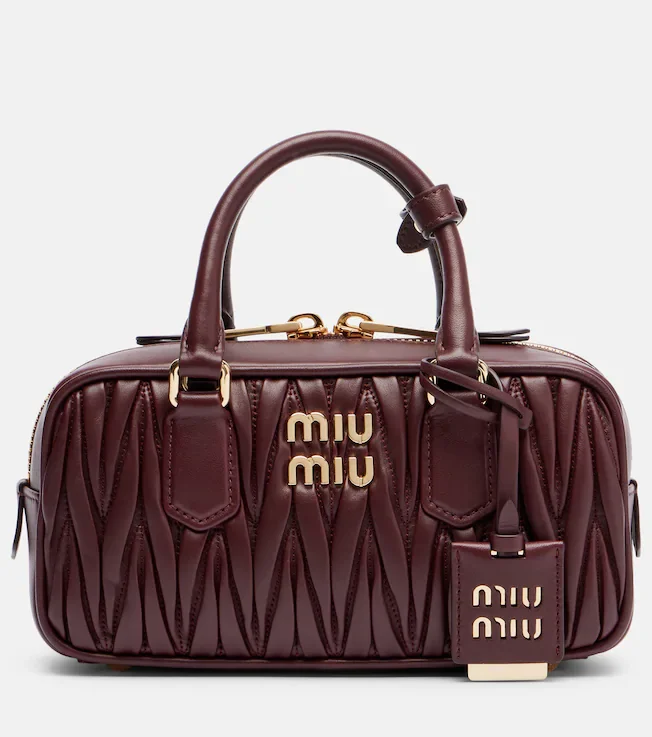 Arcadie matelassé leather top-handle bag
