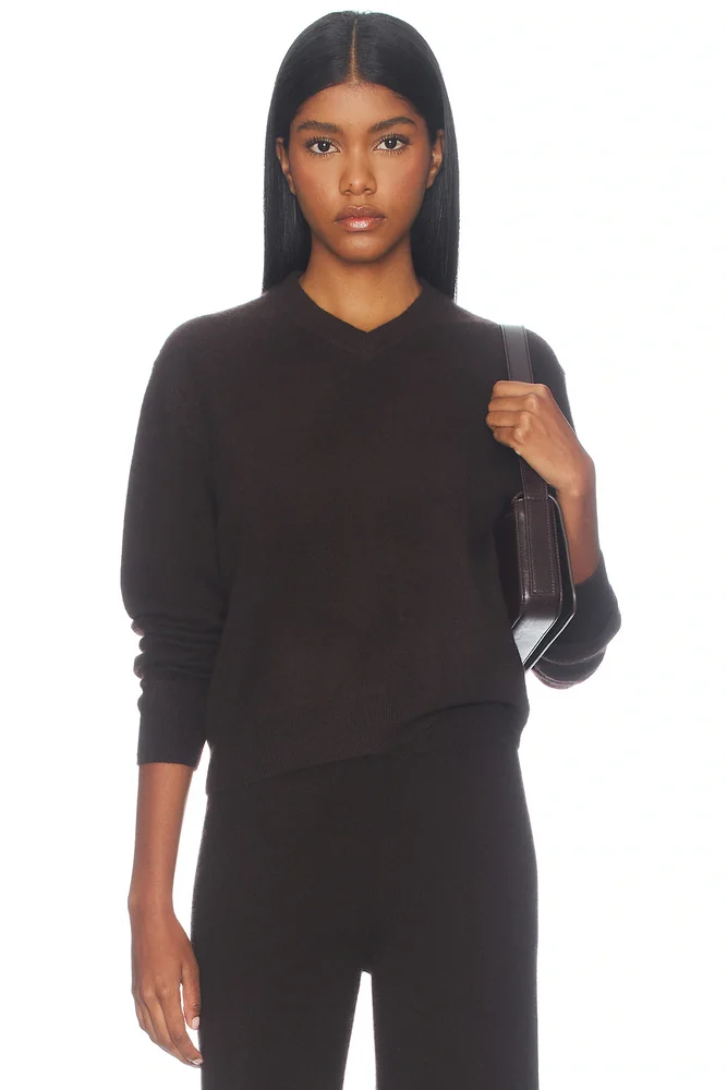x REVOLVE Atelier Cashmere V Neck Sweater