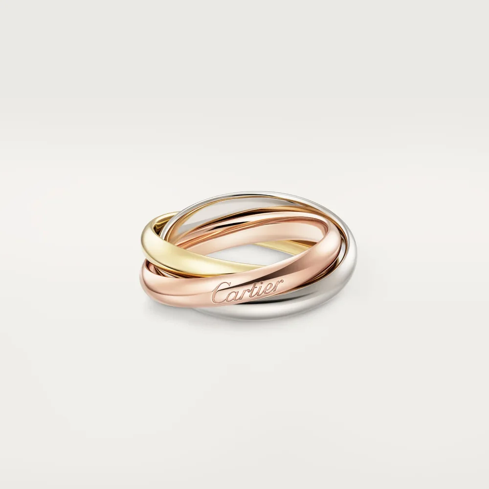 Trinity Ring, Classic Model, Three Golds