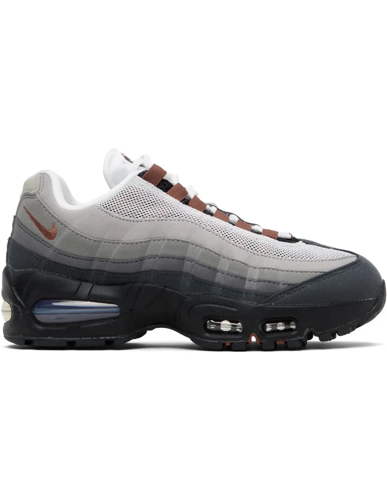 Gray Air Max 95 Big Bubble Sneakers