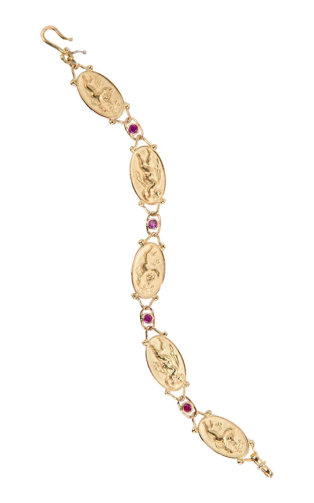Ruby Romantica 18K Yellow Gold Ruby Bracelet
