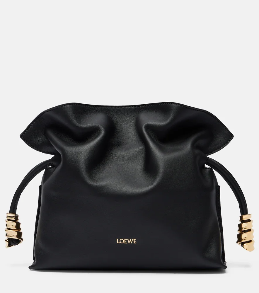 Flamenco Coil Mini leather clutch