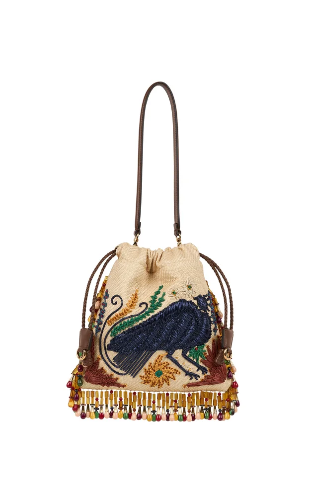 Small Kalispera Raffia Bag