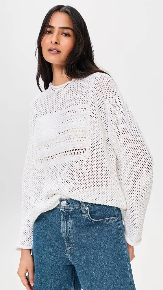Tonal Flag Sweater