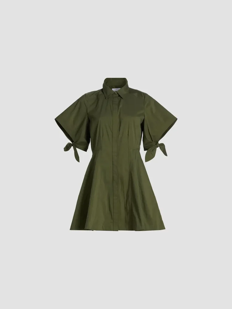 Corinna Cotton Mini-Shirtdress