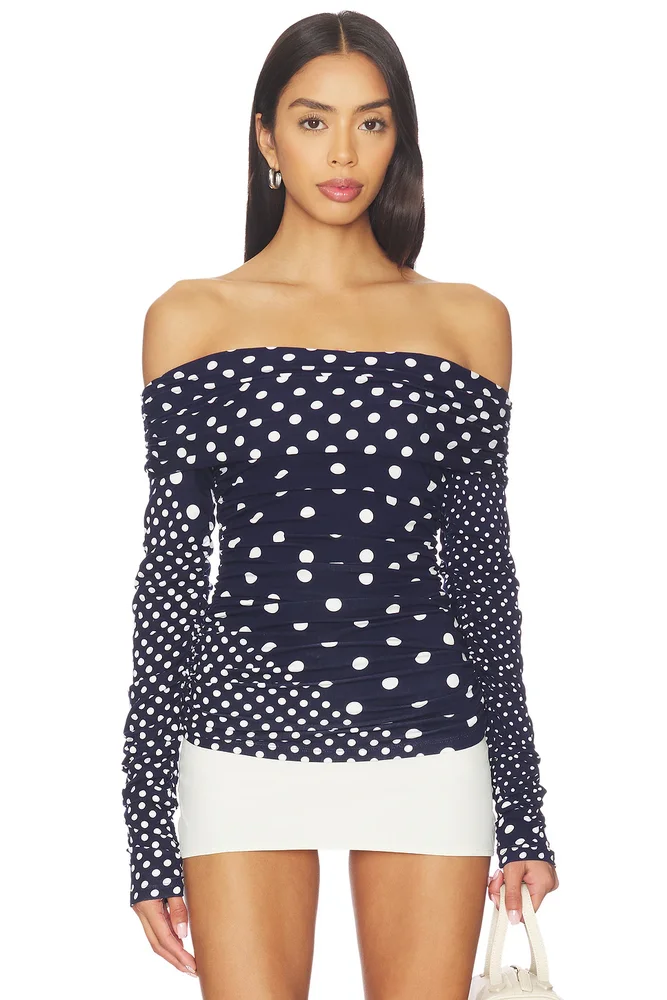 Off Shoulder Wrap Top