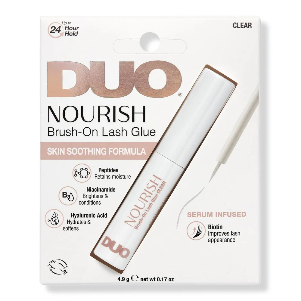 DUO Nourish Brush-On Lash Glue in Clear