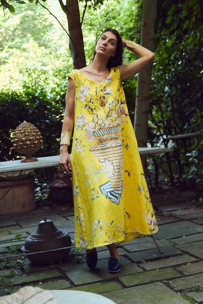 Stresa printed dress