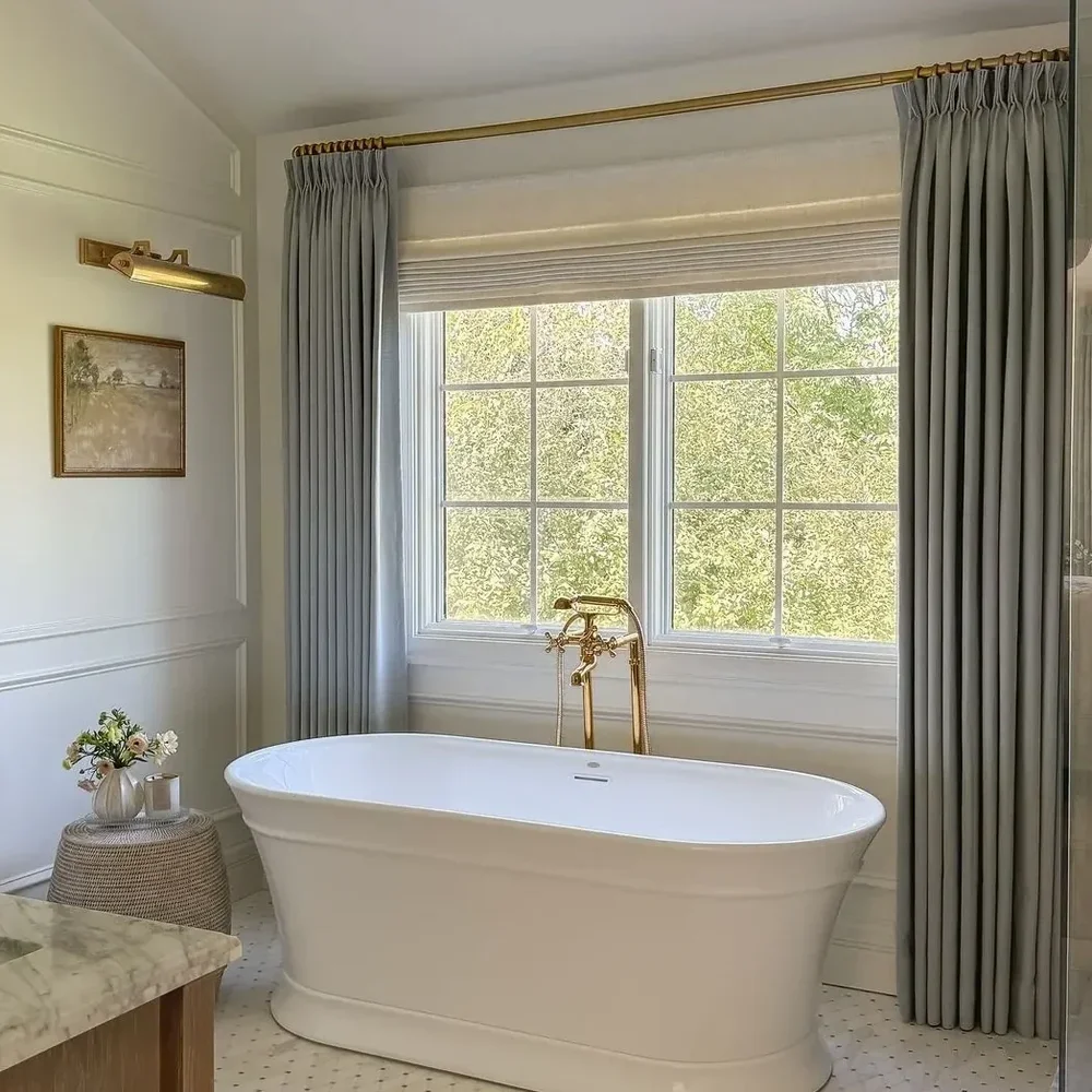 Custom Bathroom Curtains