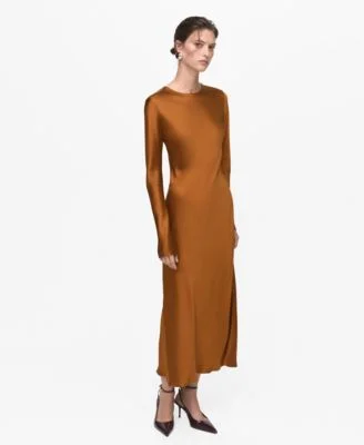 Women's Long Satin Dress