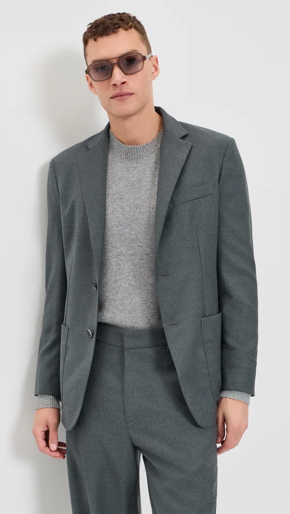 Borgo Flan Brushed Wool Blazer
