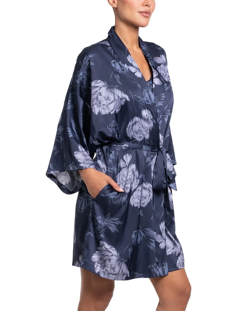 Stretch Satin Robe