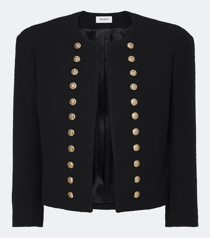 Wool-blend jacket