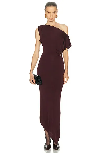 Mehek Asymmetric Knit Dress