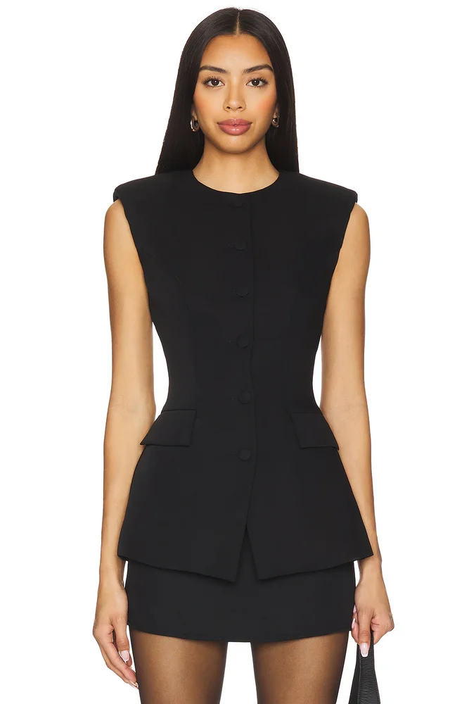 Maeve Charm Top Lemon Waffle