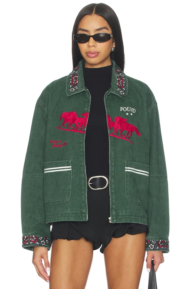 Jockey Club Embroidered Work Jacket