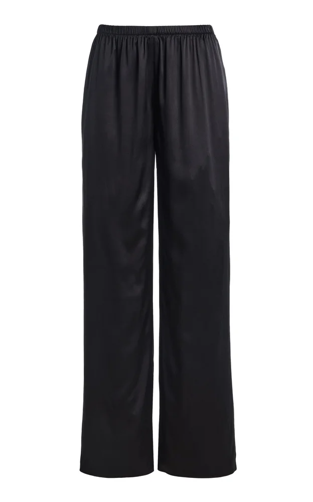 The Everything Silk-Blend Wide-Leg Pants