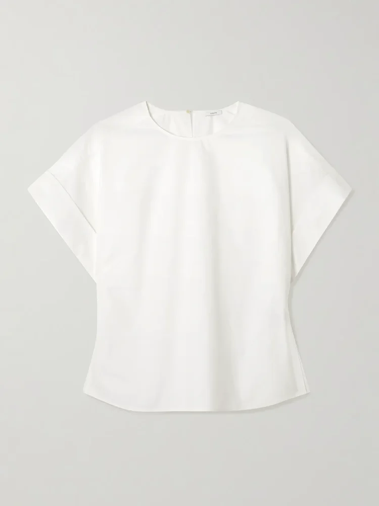 Fassia cotton-poplin blouse