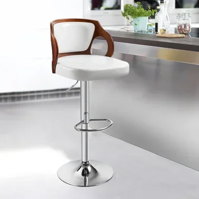 Albinus Swivel Upholstered Adjustable Height Counter Stool