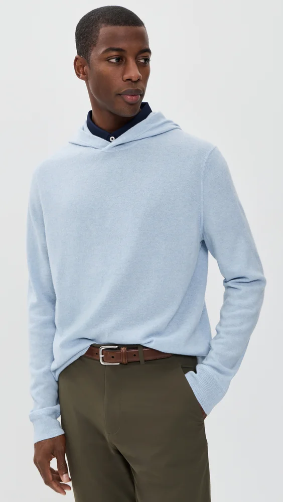 Washable Cashmere Sweater Hoodie