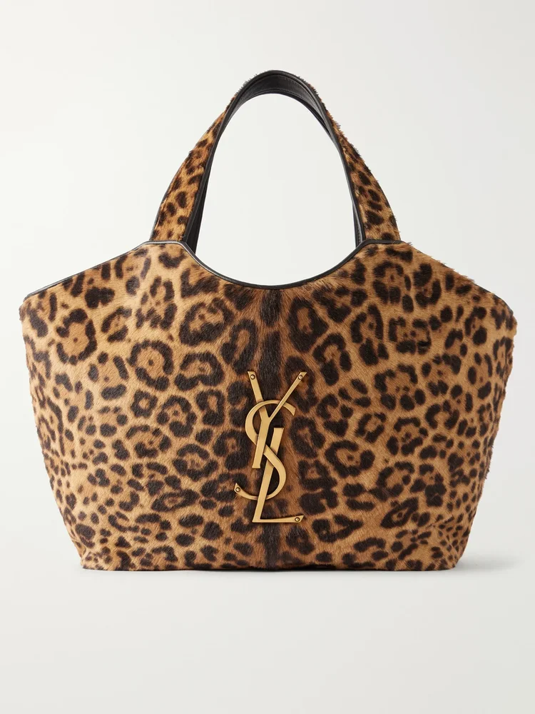 Icare Cassandre animal-print calf hair tote