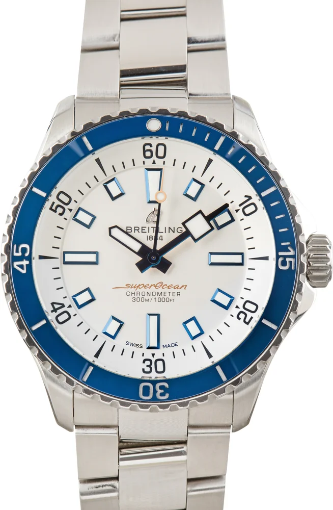 Pre-Owned Superocean 42 Luminous White Dial, Ref. A17375E71G1A1 (2023)