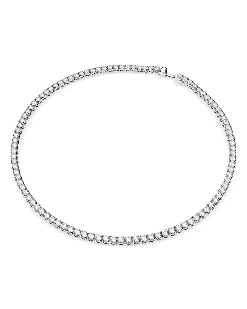Matrix Crystal Tennis Necklace, 16.4"