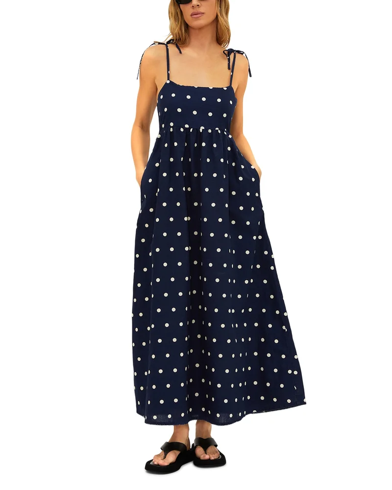 Valory Printed Cover Up Maxi Dress
