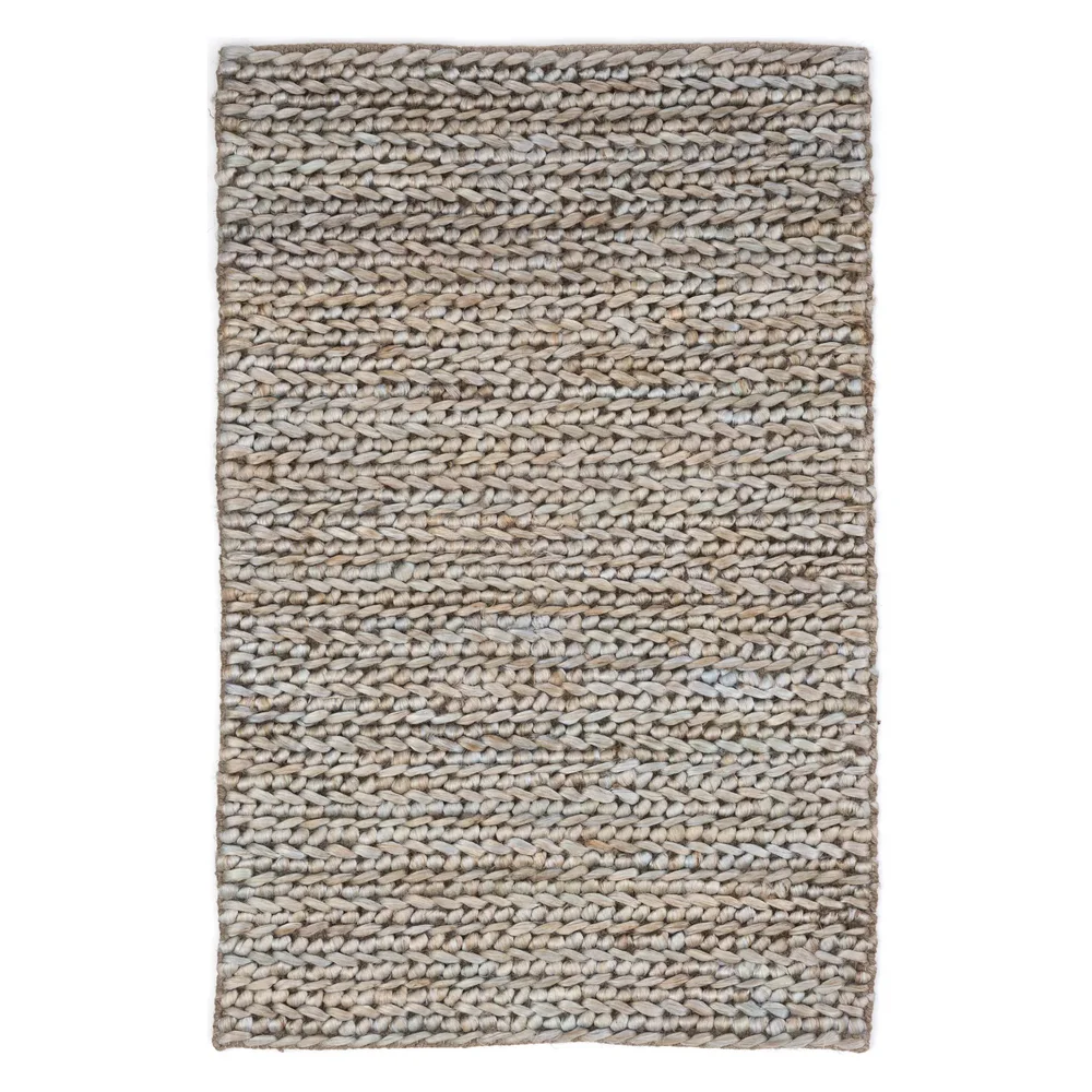 Jute Handwoven Rug in Seaglass