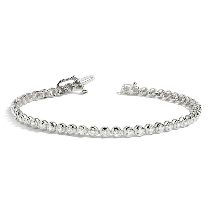 Mini Lab Grown Diamond Tennis Bracelet