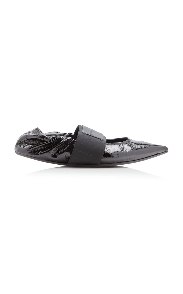 Crush Patent Leather Ballet Flats