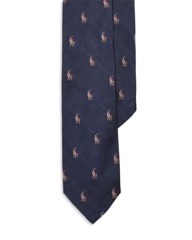 Polo Pony Silk Repp Narrow Tie
