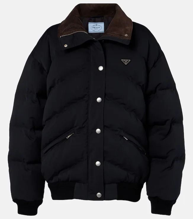 Logo down jacket