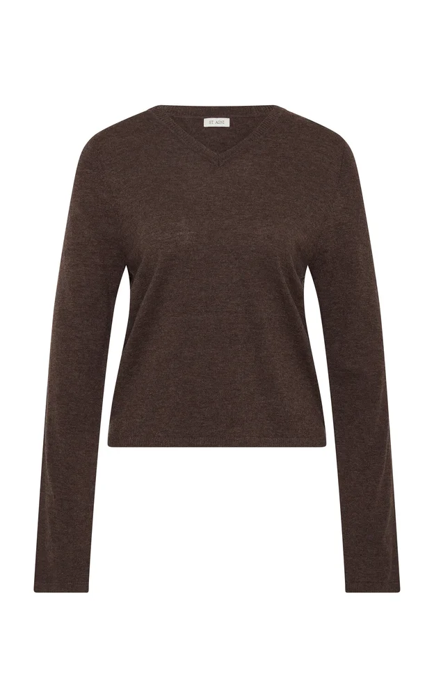 V-Neck Wool Sweater
