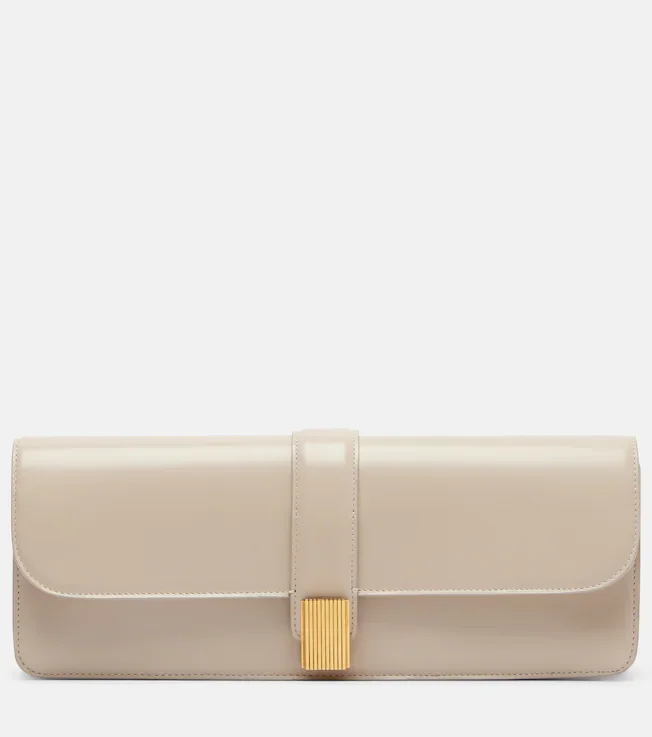 Blake leather clutch