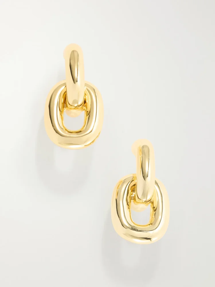 Kylie gold-toned earrings
