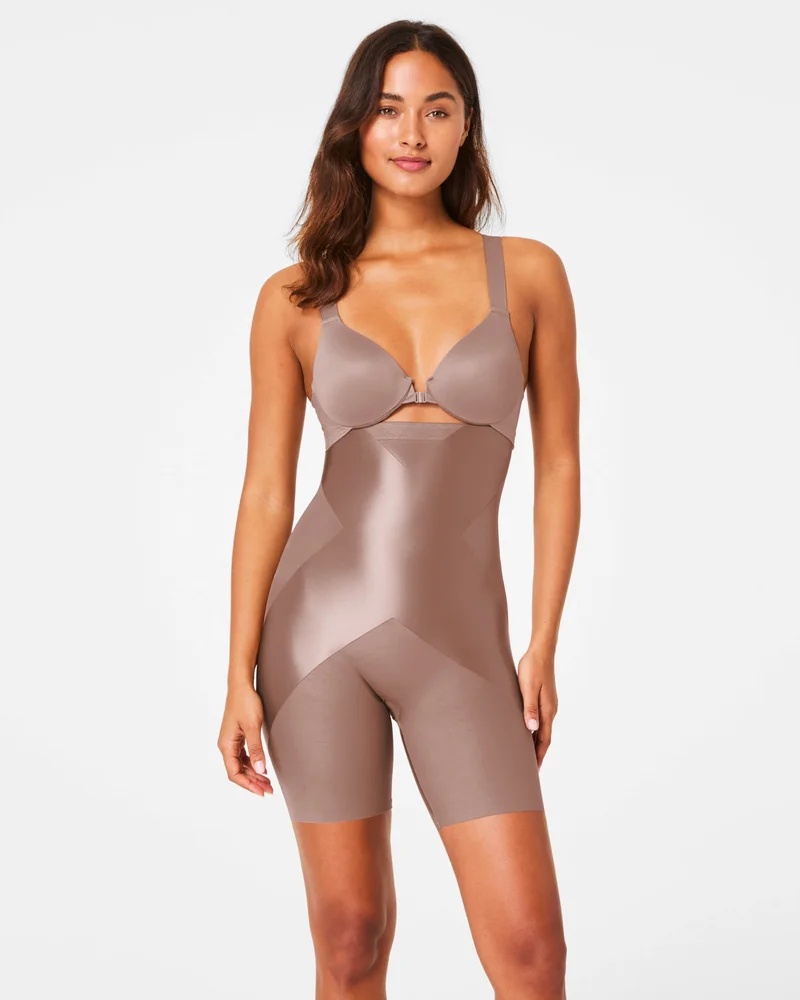 SPANXshape Satin-X High-Waisted Mid-Thigh Short